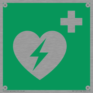 E010 safe condition automated external heart defibrillator